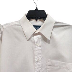 Protocol Shirt Men's Size 16.5 (36-37) White Long Sleeve Tall Fit Button Down